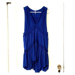 Free People blue dress and/or long flowy blouse